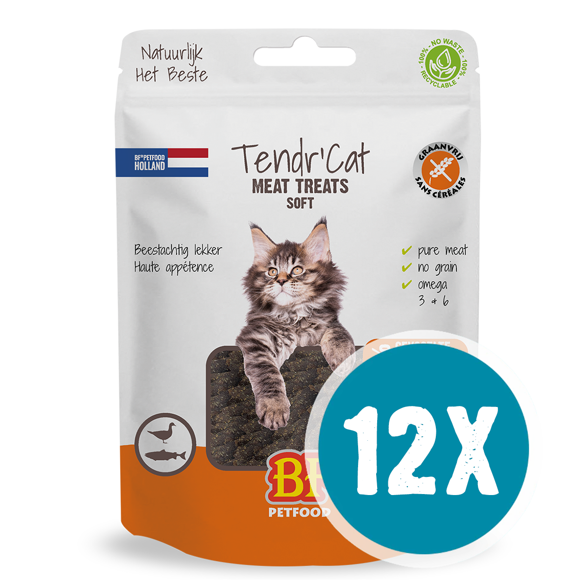 Tendr’ Cat – Volaille et saumon