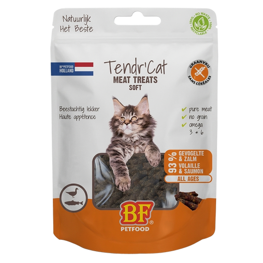 Tendr’ Cat – Volaille et saumon