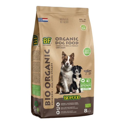 Poulet bio BIOFOOD Croquettes - Tous les stades de vie