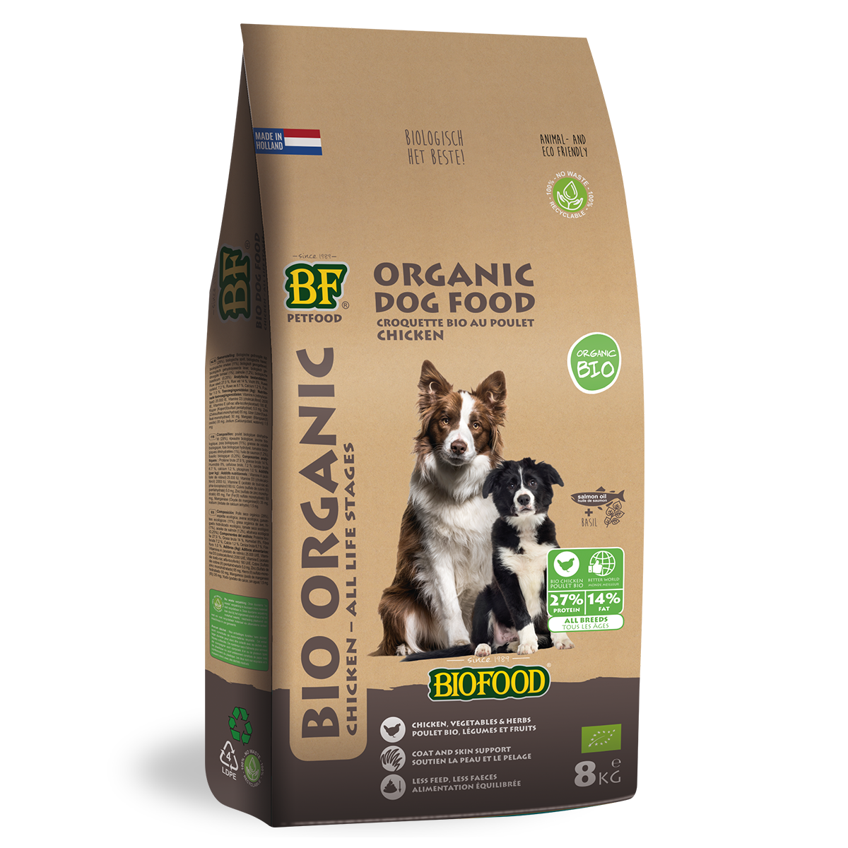 BIOFOOD Organic Chicken - All life stages