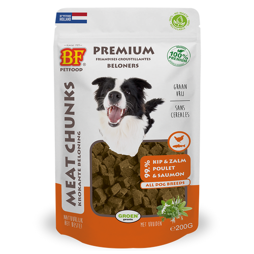 Meat Chunks Chicken & Salmon