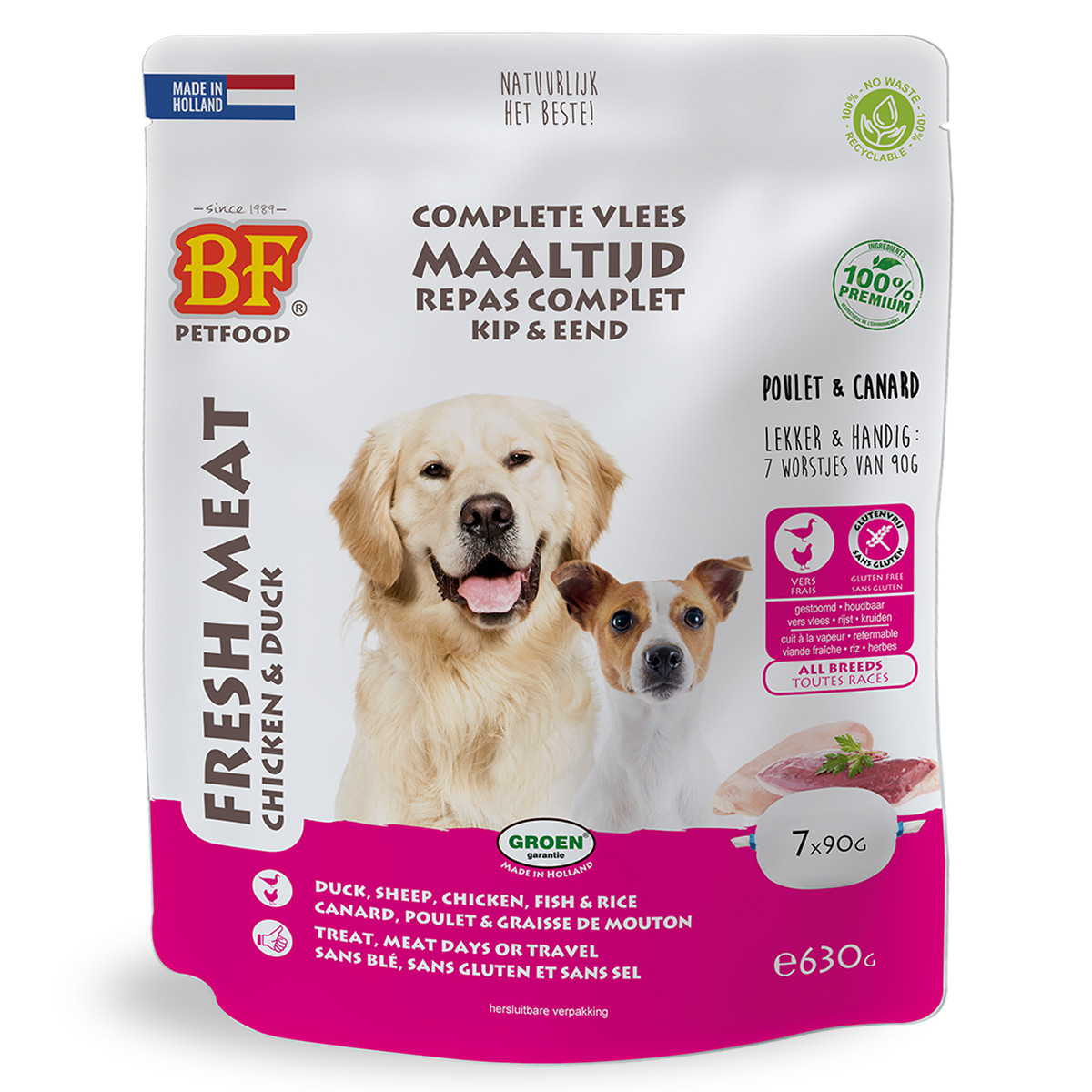 Complete meat food Chicken/Duck