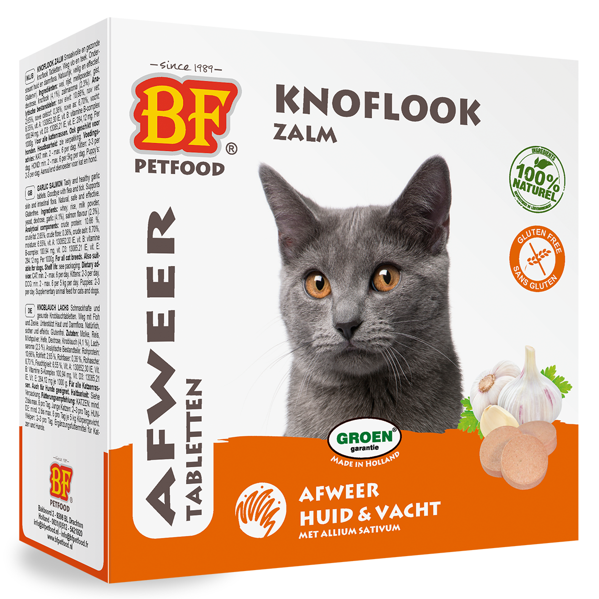 Garlic - Salmon Tablets